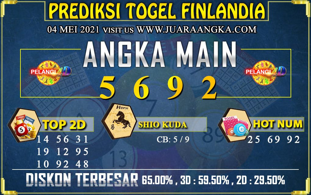 TOGEL FINLANDIA LOTTERY 04 MEI 2021