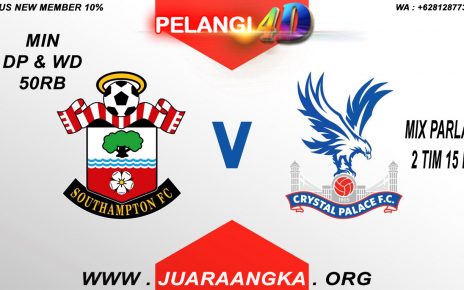 Prediksi Southampton vs Crystal Palace Liga Inggris 12 Mei 2021