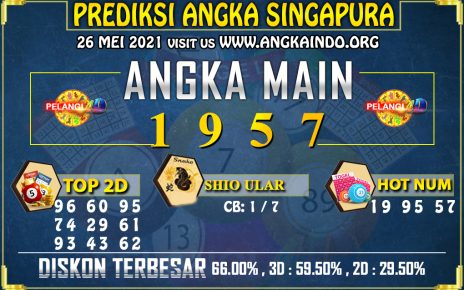 PREDIKSI TOGEL SINGAPORE POOLS 26 MEI 2021