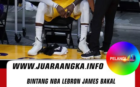 Bintang NBA LeBron James Bakal Ganti Nomor Jersey Jadi 6