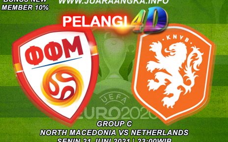 Prediksi Euro Makedonia Utara vs Belanda 21 Juni 2021