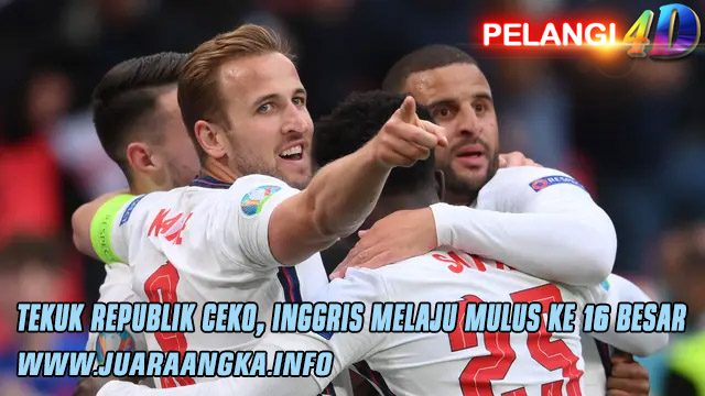 Tekuk Republik Ceko, Inggris Melaju Mulus ke 16 Besar