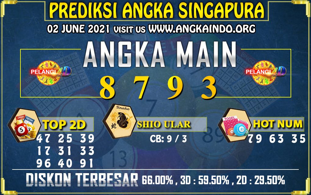 PREDIKSI TOGEL SINGAPORE POOLS 02 Juni 2021