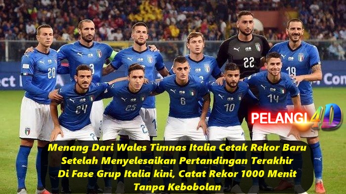 Italia Cetak Rekor 30 Pertandingan Tanpa Kebobolan