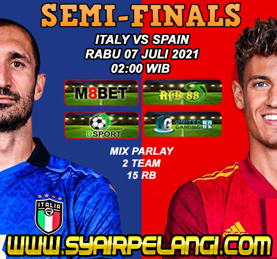 Prediksi Euro Italia vs Spanyol 7 Juli 2021