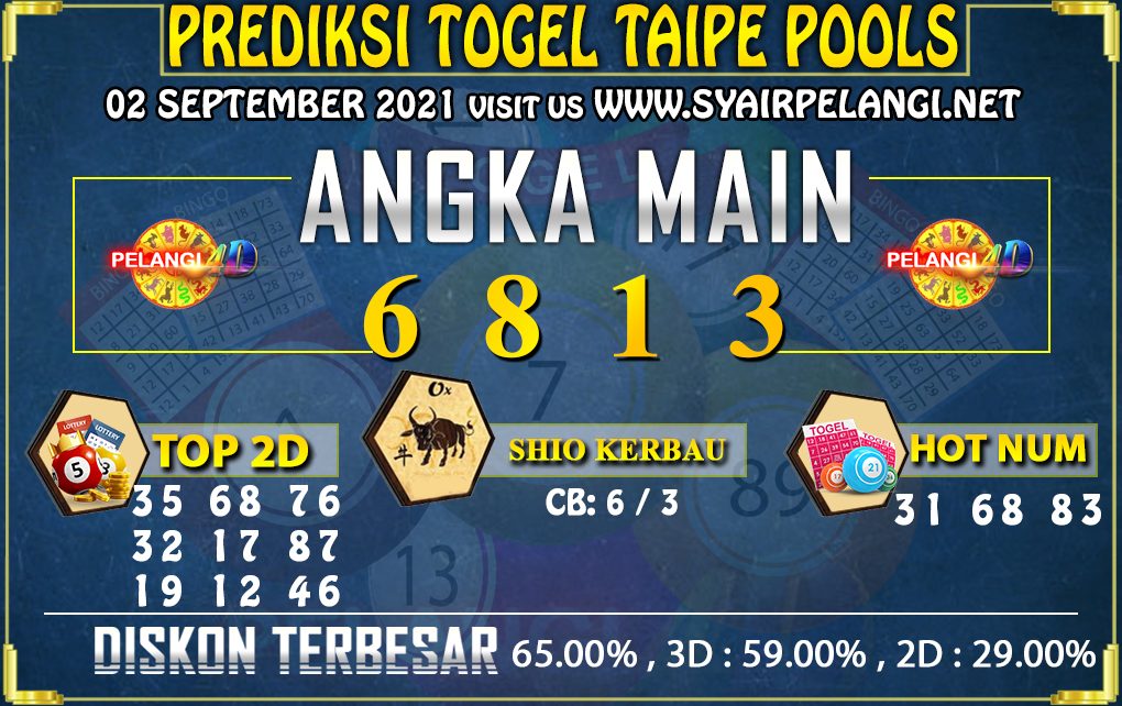 PREDIKSI TOGEL TAIPE 02 SEPTEMBER 2021