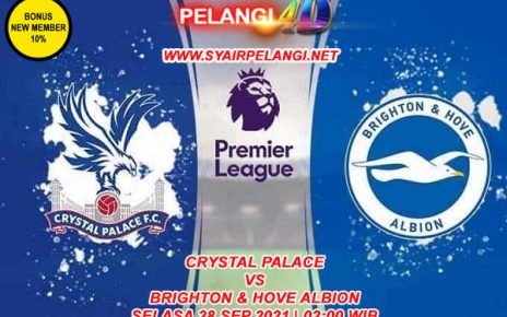 Prediksi Crystal Palace vs Brighton di Liga Inggris, 28 September 2021