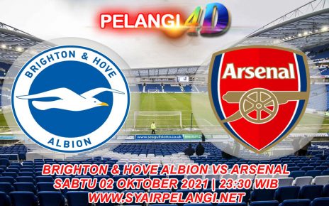 Prediksi Brighton vs Arsenal 02 Oktober 2021