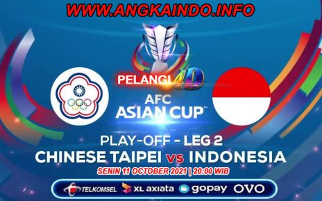 Prediksi CHINA TAIPEI vs INDONESIA 11 Oktober 2021