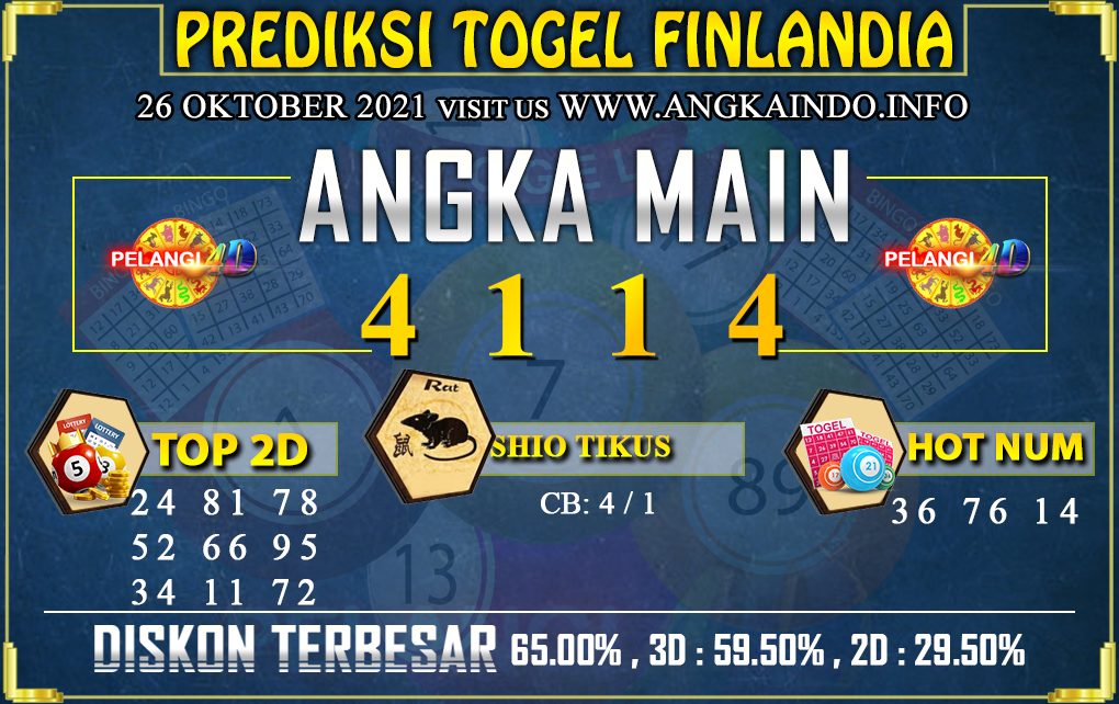 PREDIKSI TOGEL FINLANDIA LOTTERY 26 OKTOBER 2021