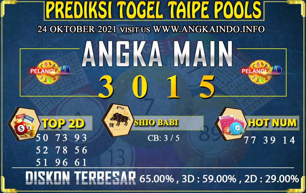 PREDIKSI TOGEL TAIPE 24 OKTOBER 2021