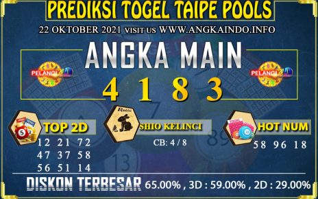 PREDIKSI TOGEL TAIPE 22 OKTOBER 2021