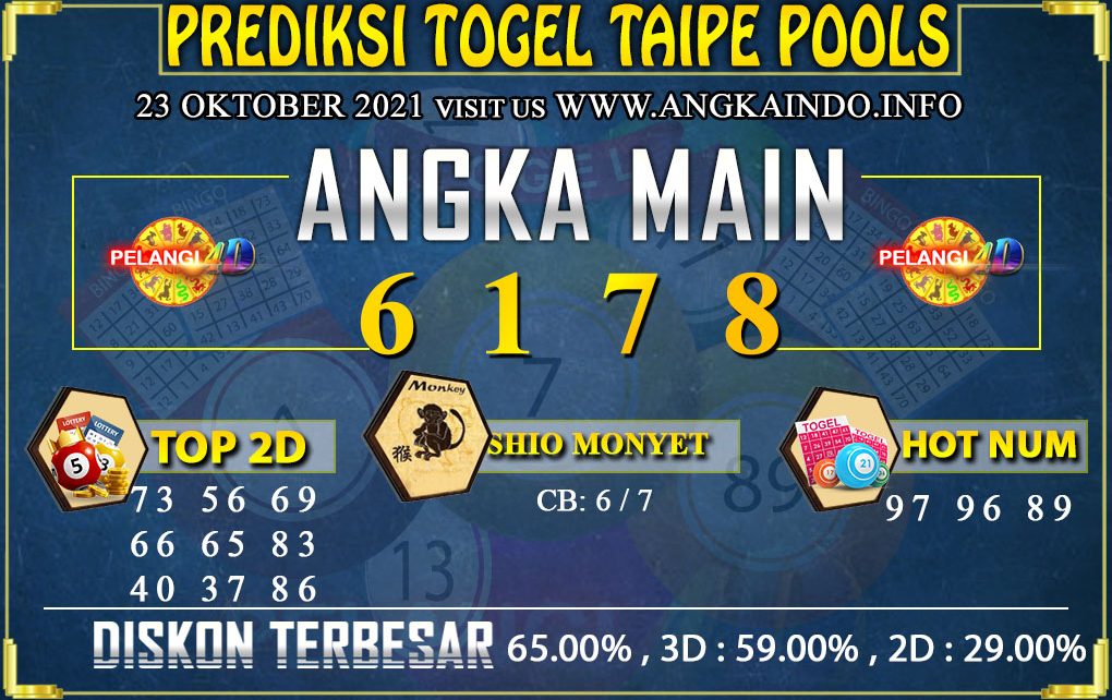 PREDIKSI TOGEL TAIPE 23 OKTOBER 2021