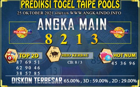 PREDIKSI TOGEL TAIPE 25 OKTOBER 2021