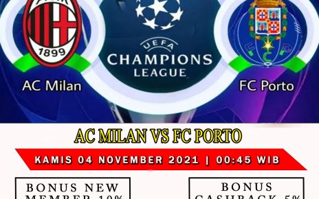 Prediksi AC Milan vs Porto 4 November 2021
