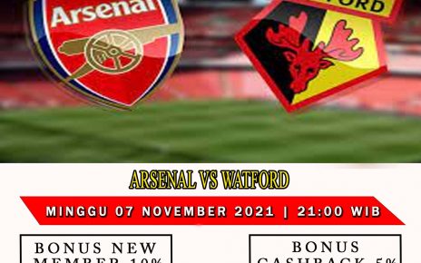 Prediksi Arsenal vs Watford, Liga Inggris 7 November 2021