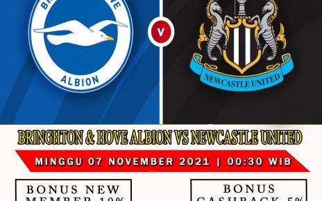 Prediksi Brighton vs Newcastle, 7 November 2021