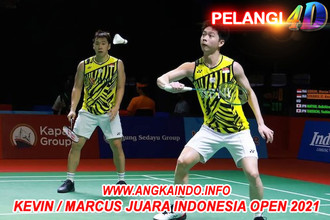 Kevin / Marcus Juara Indonesia Open 2021
