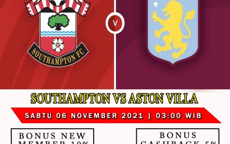 Prediksi Southampton Vs Aston Villa 6 November 2021