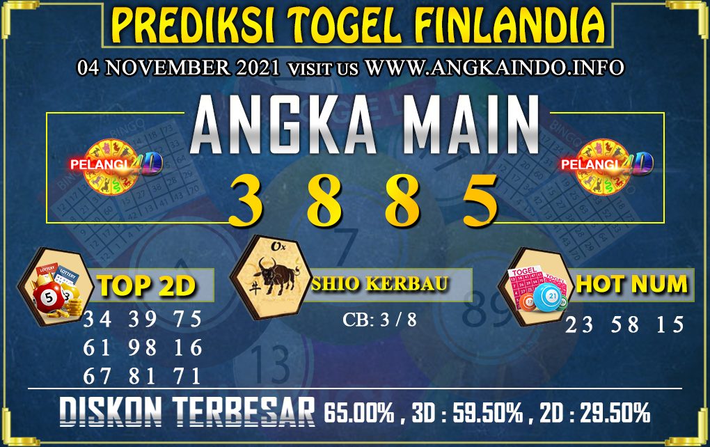 PREDIKSI TOGEL FINLANDIA LOTTERY 04 NOVEMBER 2021