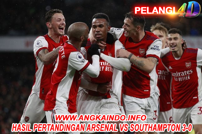 Hasil Pertandingan Arsenal vs Southampton 3-0