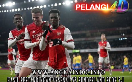 Hasil Pertandingan Arsenal vs Sunderland Skor 5-1