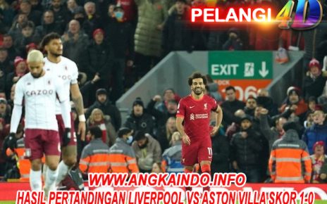 Hasil Pertandingan Liverpool vs Aston Villa Skor 1-0
