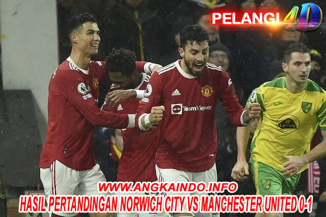 Hasil Pertandingan Norwich City vs Manchester United 0-1