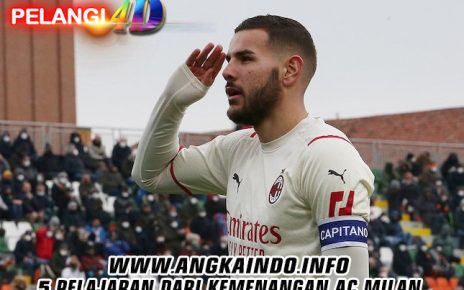 5 Pelajaran dari Kemenangan AC Milan