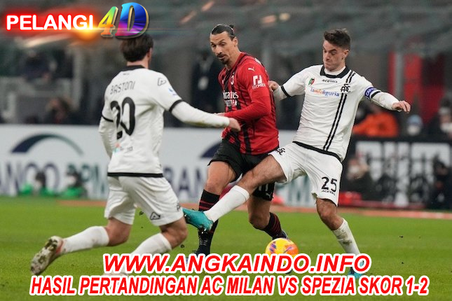 Hasil Pertandingan AC Milan vs Spezia Skor 1-2