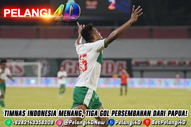 Timnas Indonesia Menang, Tiga Gol Persembahan dari Papua!