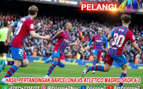 Hasil Pertandingan Barcelona vs Atletico Madrid Skor 4-2