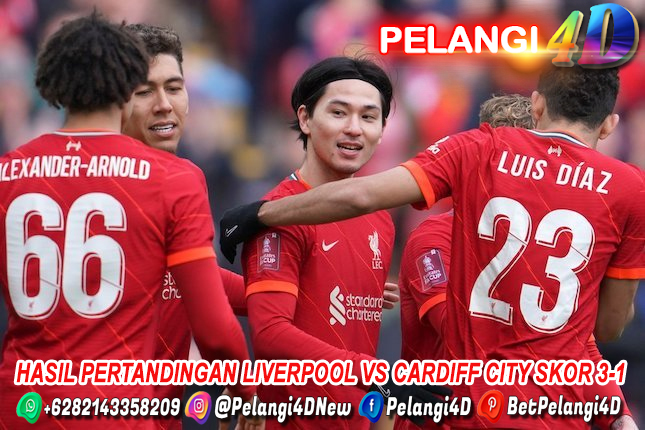 Hasil Pertandingan Liverpool vs Cardiff City Skor 3-1