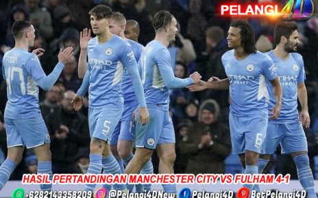 Hasil Pertandingan Manchester City vs Fulham 4-1