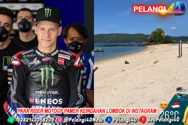 Para Rider MotoGP Pamer Keindahan Lombok di Instagram