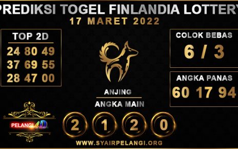 PREDIKSI TOGEL FINLANDIA LOTTERY 17 MARET 2022