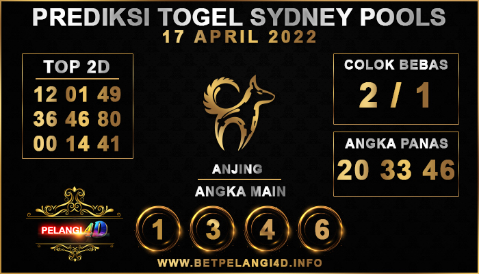 PREDIKSI TOGEL SYDNEY POOLS 17 APRIL 2022