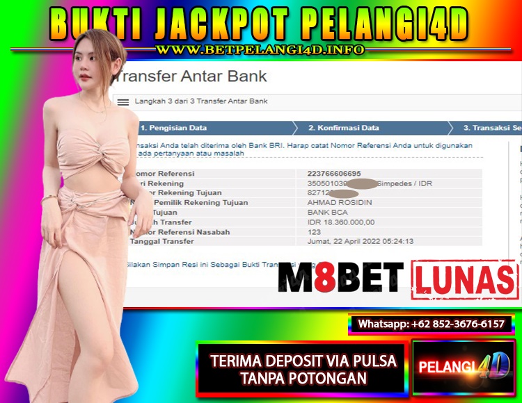 BUKTI JACKPOT BOLA M8BET 22 APRIL 2022