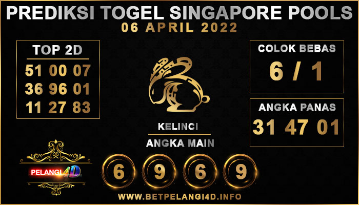 PREDIKSI TOGEL SINGAPORE POOLS 06 APRIL 2022