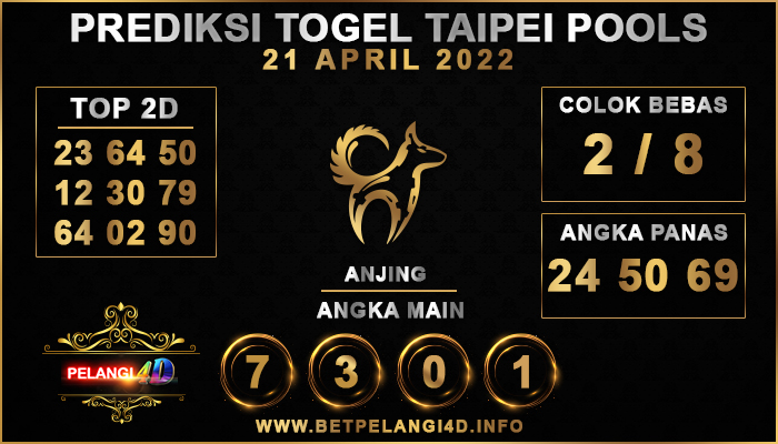 PREDIKSI TOGEL TAIPEI POOLS 21 APRIL 2022