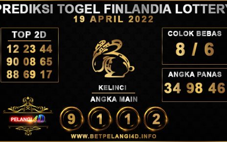 PREDIKSI TOGEL FINLANDIA LOTTERY 19 APRIL 2022