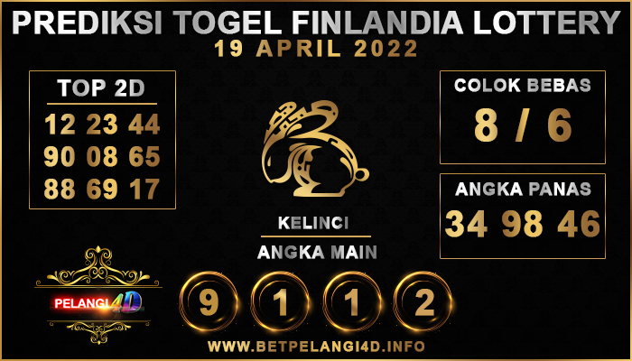 PREDIKSI TOGEL FINLANDIA LOTTERY 19 APRIL 2022