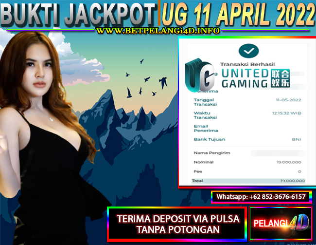 BUKTI JACKPOT KEMENANGAN UNITED GAMING 11 MEI 2022