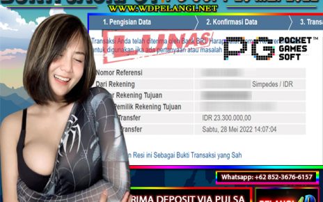 BUKTI JACKPOT SLOT PG SOFT 28 MEI 2022