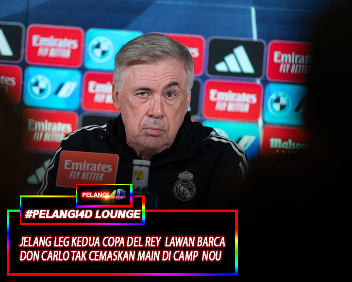 Jelang Leg Kedua Copa Del Rey Melawan Barcelona : Carlo Ancelotti Tak Mau Ambil Pusing Soal Laga Tandang