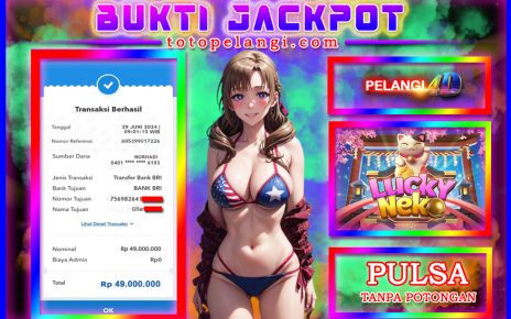 JACKPOT GAME SLOT PRAGMATIC 29 JUNI 2024 PELANGI4D