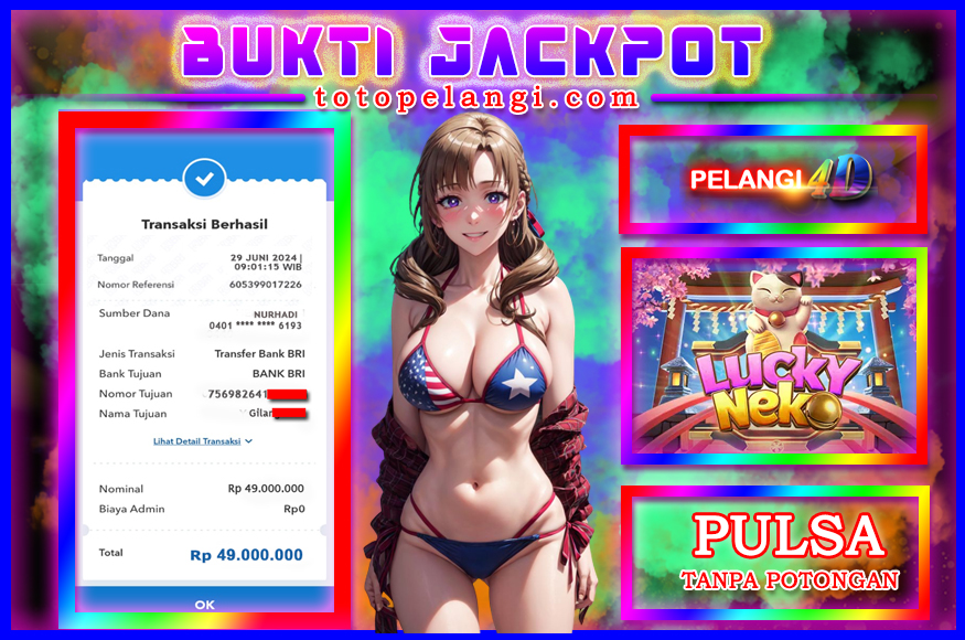 JACKPOT GAME SLOT PRAGMATIC 29 JUNI 2024 PELANGI4D