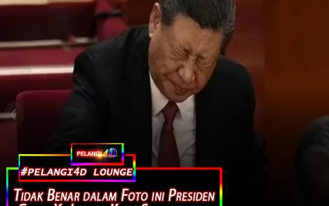 Tidak Benar dalam Foto ini Presiden China Xi Jinping Kena Stroke