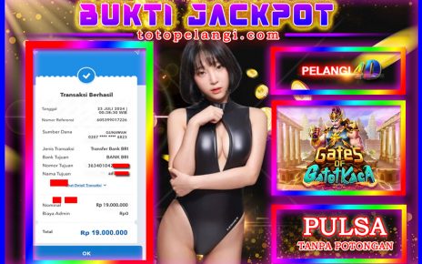 JACKPOT GAME SLOT PRAGMARIC 23 JULY 2024 PELANGI4D