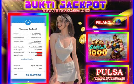 JACKPOT KEMENANGAN GAME PRAGMATIC PLAY 30 JULI 2024jac